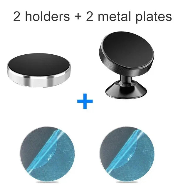 MagnaDrive Magnetic Car Phone Holder – Universal Dashboard & Wall Mount, Strong Magnet Phone Stand for iPhone, Samsung, Xiaomi & Huawei