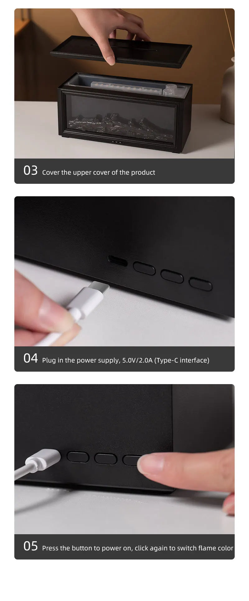 EmberAura™ – The Flame Diffuser That Transforms Any Room Into a Cozy Sanctuary