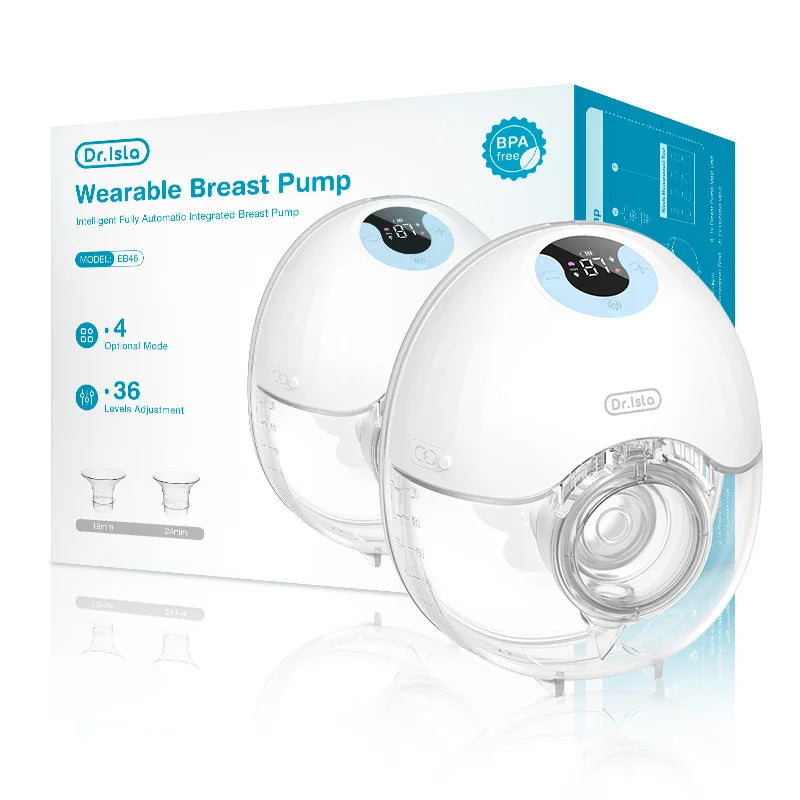 MAMIJOY Wearable Electric Breast Pump – Lightweight Hands-Free Milk Collector with LED Display