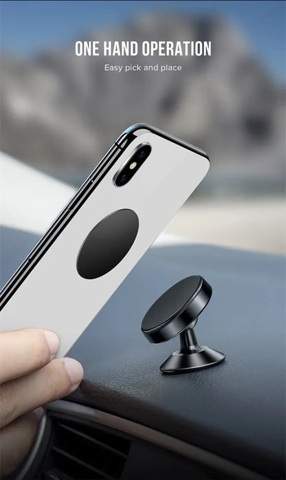 MagnaDrive Magnetic Car Phone Holder – Universal Dashboard & Wall Mount, Strong Magnet Phone Stand for iPhone, Samsung, Xiaomi & Huawei