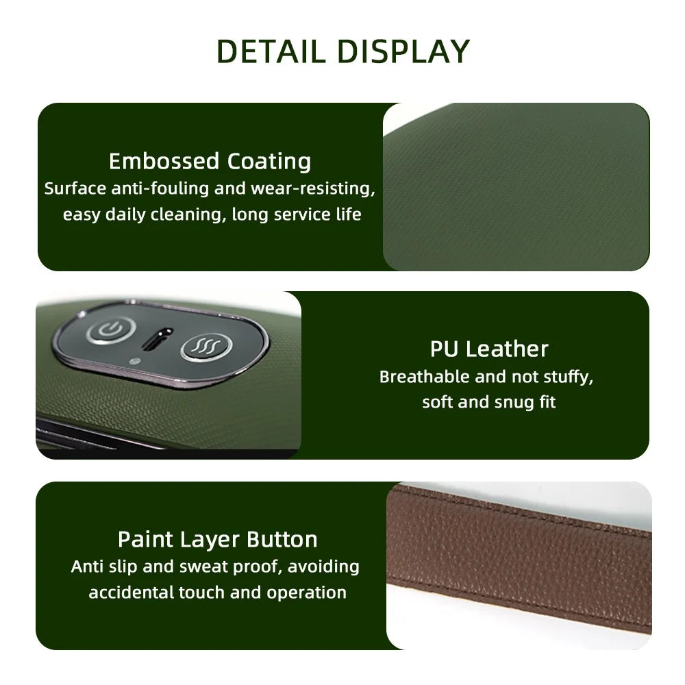 PulseRelief™ – Heated 4D Finger-Pressure Neck & Shoulder Massager