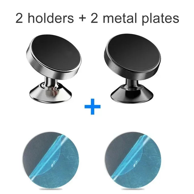 MagnaDrive Magnetic Car Phone Holder – Universal Dashboard & Wall Mount, Strong Magnet Phone Stand for iPhone, Samsung, Xiaomi & Huawei