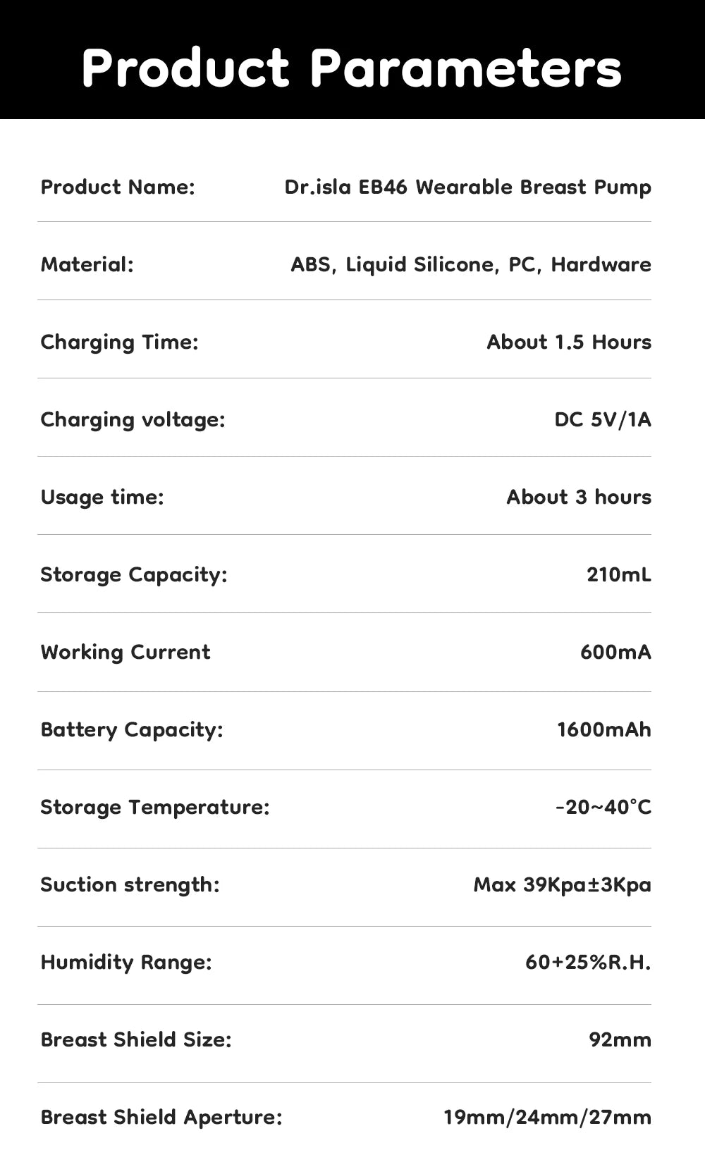 MAMIJOY Wearable Electric Breast Pump – Lightweight Hands-Free Milk Collector with LED Display