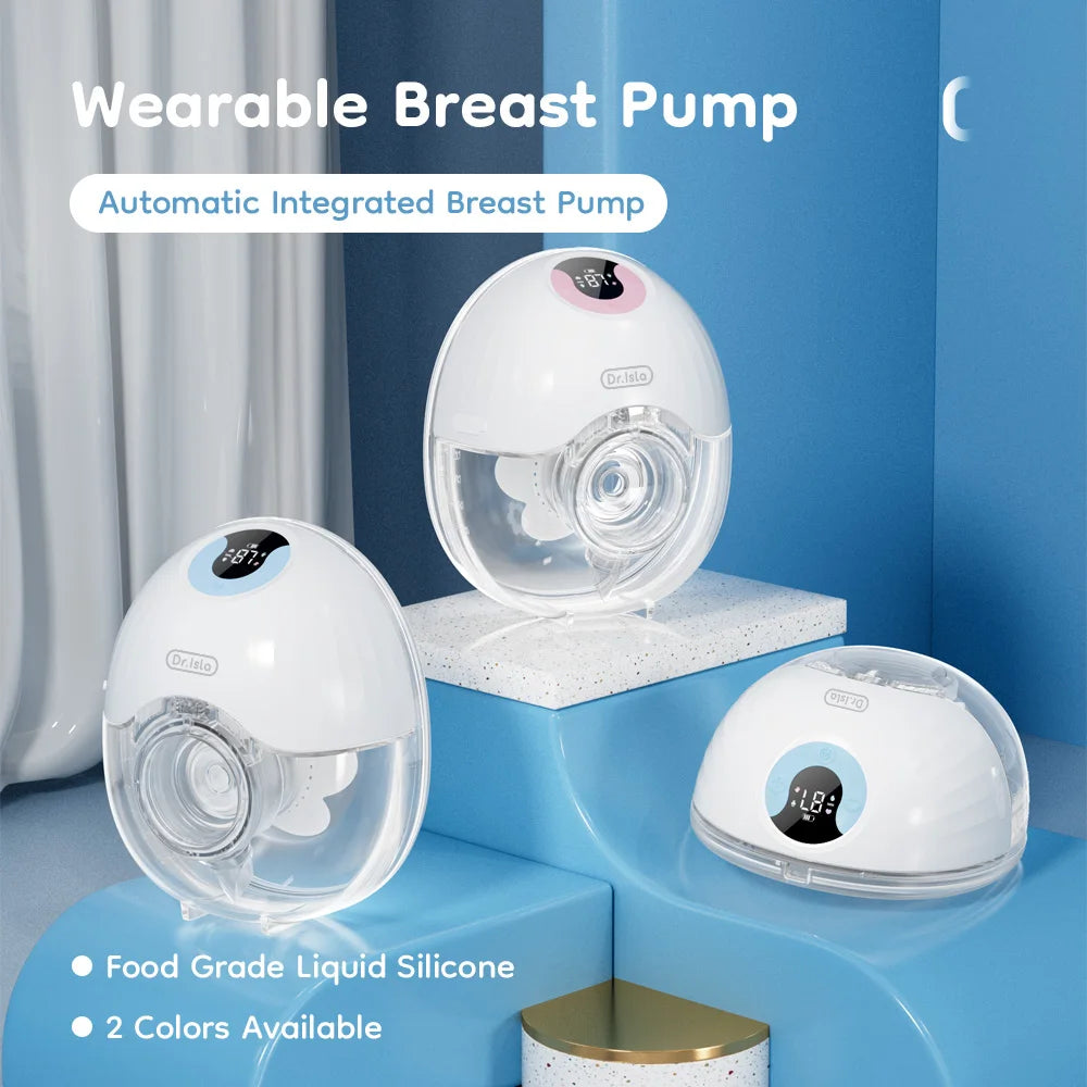 MAMIJOY Wearable Electric Breast Pump – Lightweight Hands-Free Milk Collector with LED Display