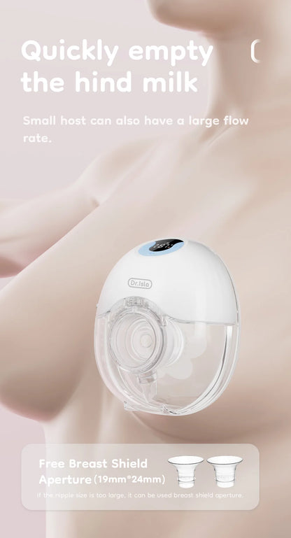 MAMIJOY Wearable Electric Breast Pump – Lightweight Hands-Free Milk Collector with LED Display