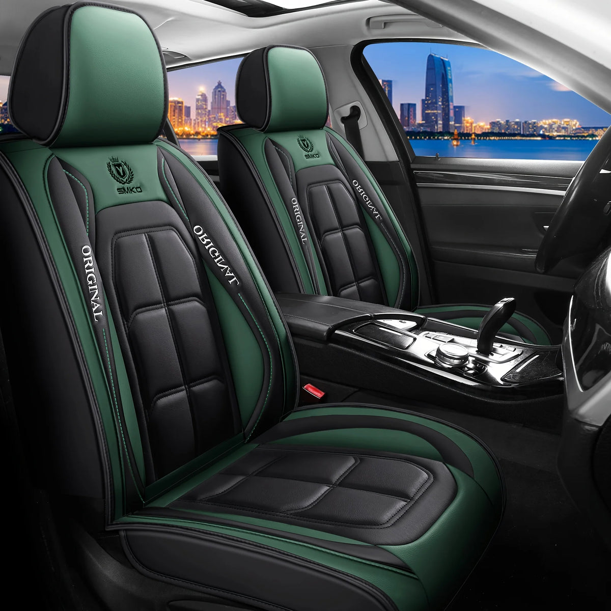 All inclusive seat cover, full leather car seat cushion, Driver's seat cover or passenger seat cover, all season universal pad