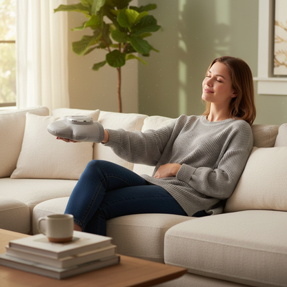 HandSoothe Pro – Rechargeable Hand Massager with Air Compression & Heat for Arthritis, Typing Fatigue & Daily Relief