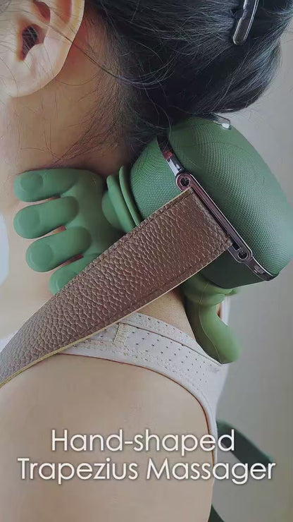 PulseRelief™ – Heated 4D Finger-Pressure Neck & Shoulder Massager