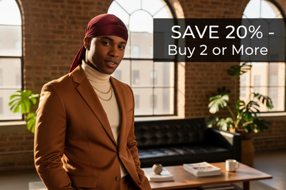 VelviWave™ Luxe Velvet Durag – Bundle & Save 20% gnerate a poctu withth product pict some enoy wheraing and add text of discount it you buy 2 or more 